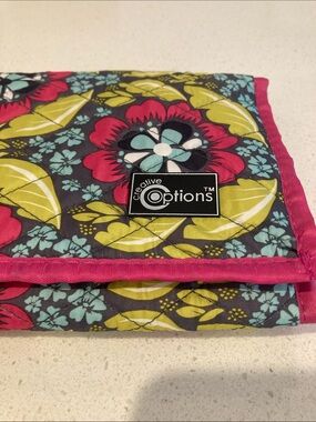 Knitting Needle Case- Pink, Lime & Teal
